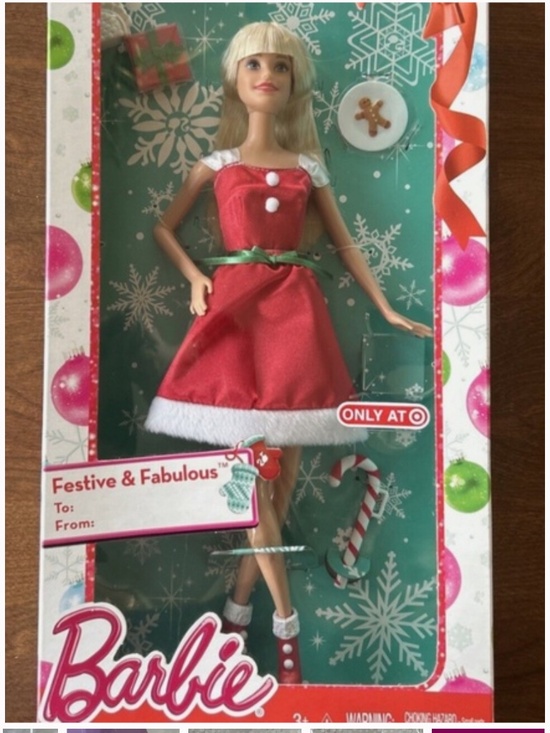 Barbie Ski Hill ⛷️Zip Bin with 🎁Festive & Fabulous Barbie - Picture 14 of 15